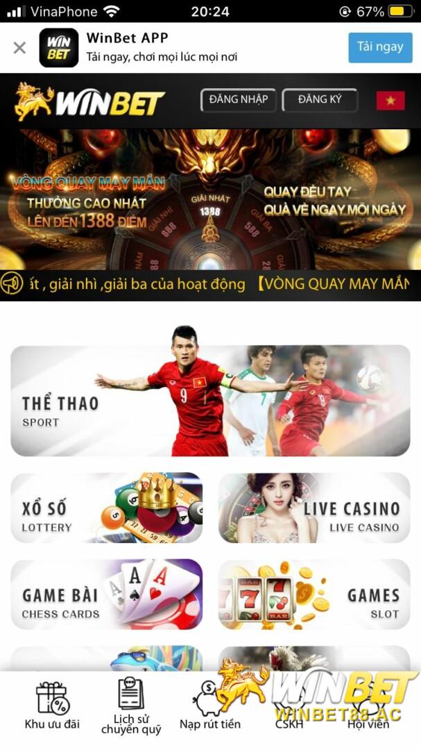 Tải app Winbet hoàn toàn miễn phí