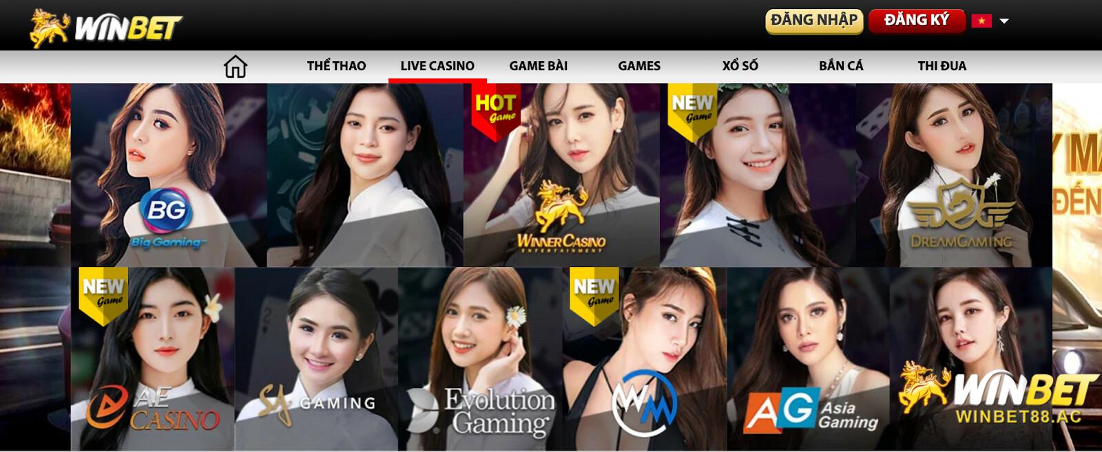 Casino online Winbet luôn nằm trong top đầu danh sách 