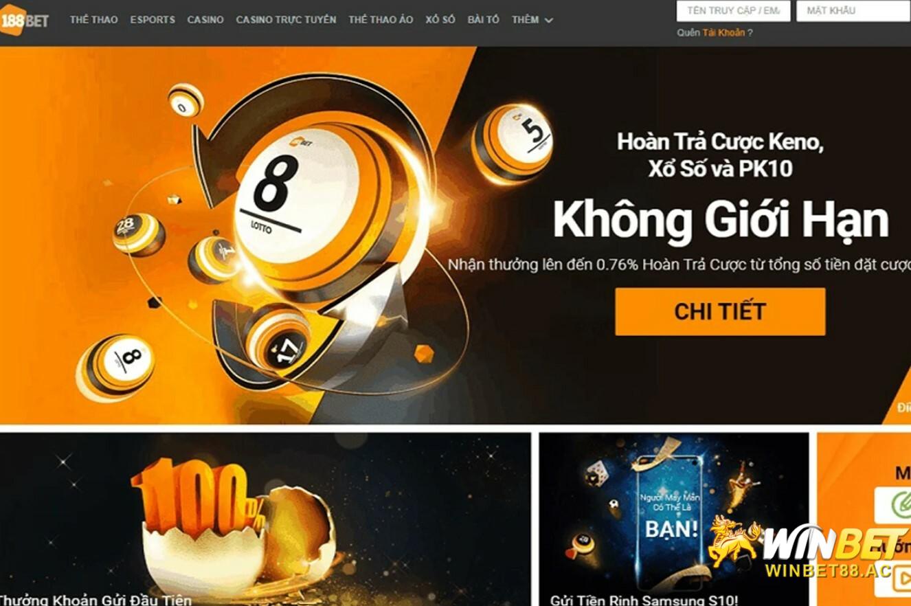 188bet cho ra nhiều khuyến mãi hấp dẫn cho cược thủ